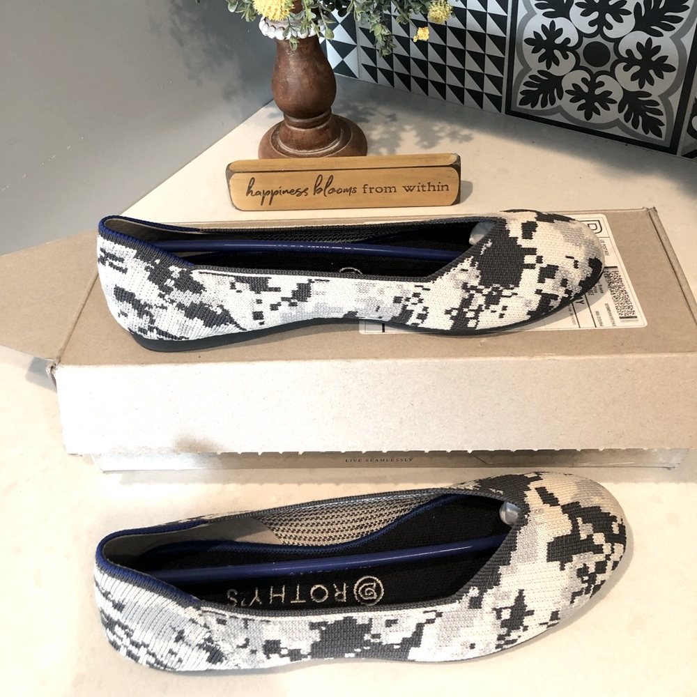 Rothy, Ash Gray Camo, NIB